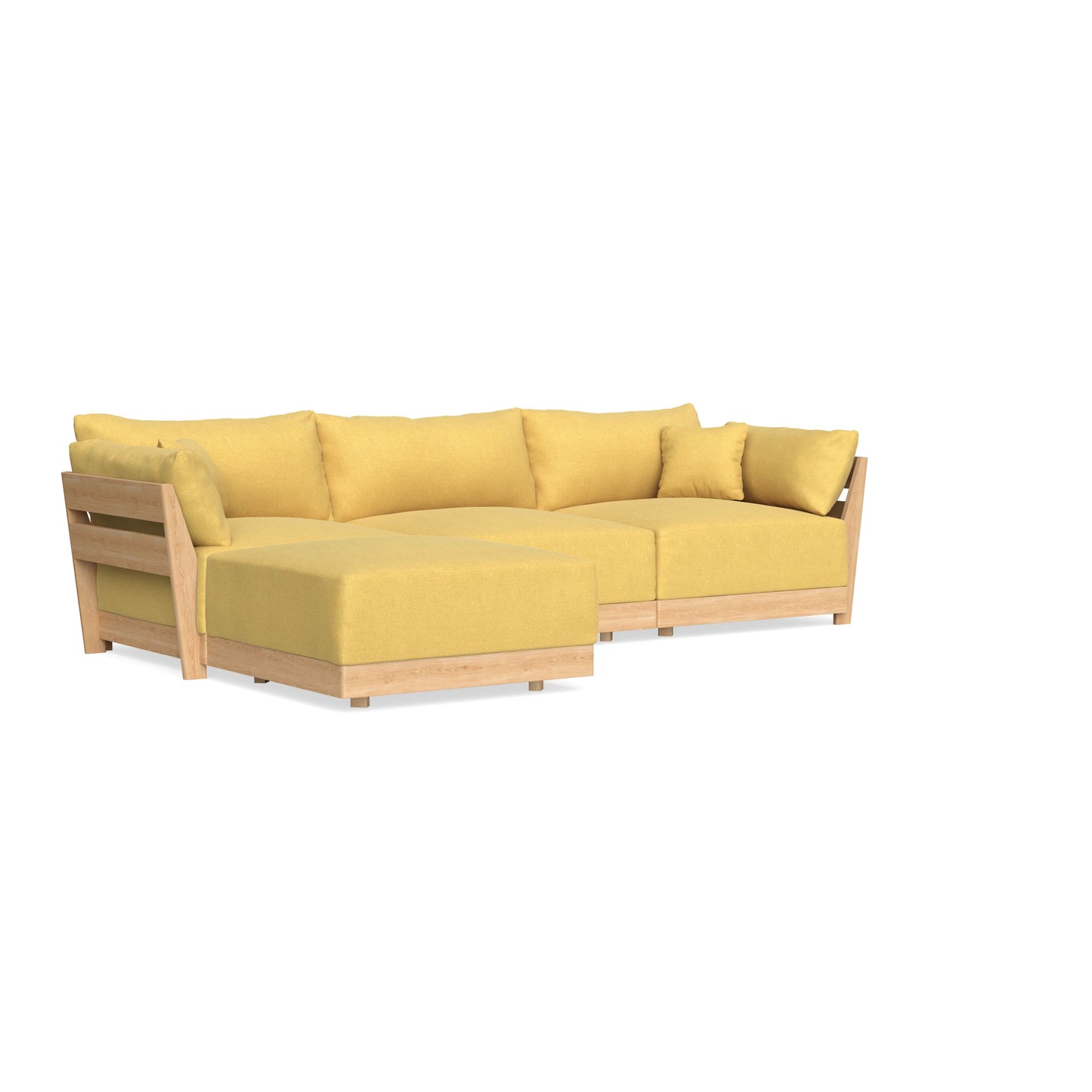 Slipcover Only - Modular Bondi 3-Seater Sectional in Goldenrod