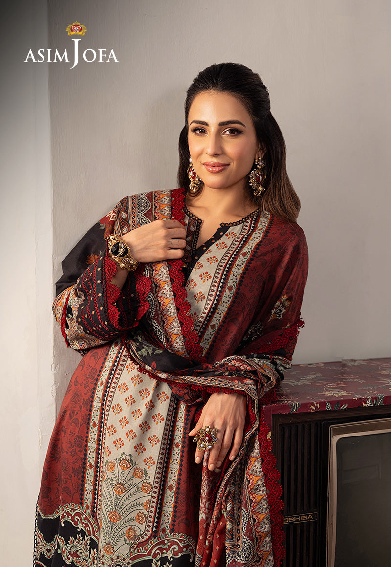 AJARP-26 PRINTED LAWN 3 PCS