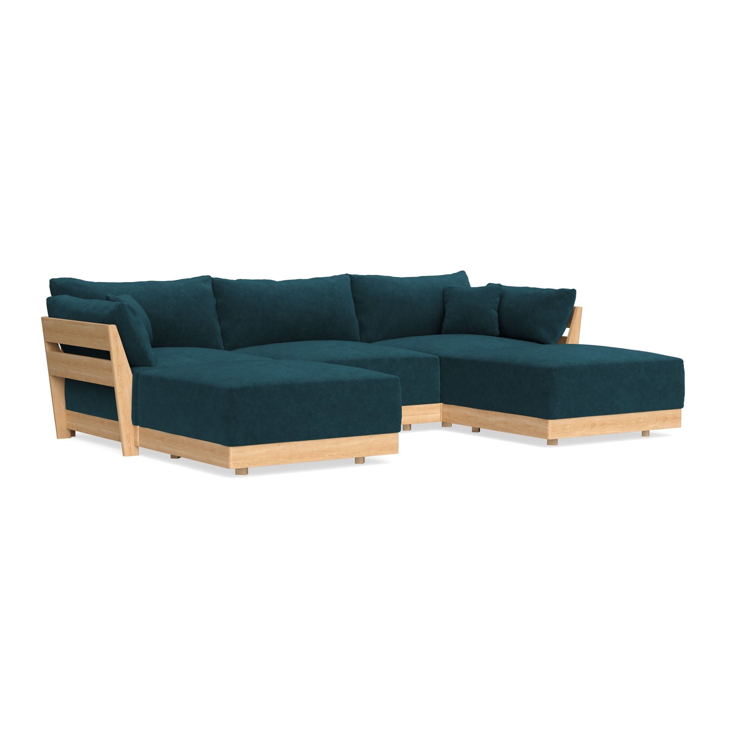 Slipcover Only - Modular Bondi 3-Seater U-Sectional in Indigo