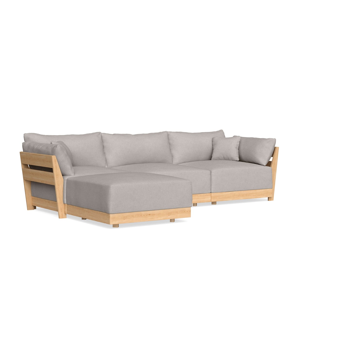 Slipcover Only - Modular Bondi 3-Seater Sectional in Cloud