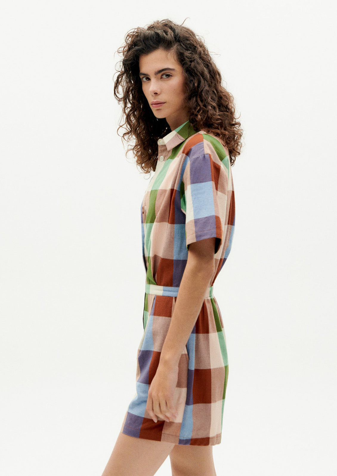 Agata Jumpsuit in Multicolor Madras