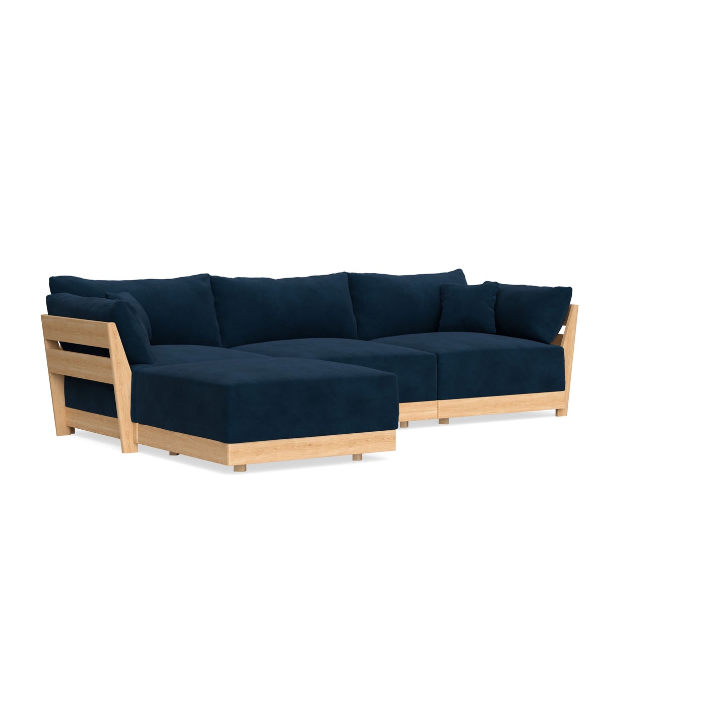 Slipcover Only - Modular Bondi 3-Seater Sectional in Royal Blue