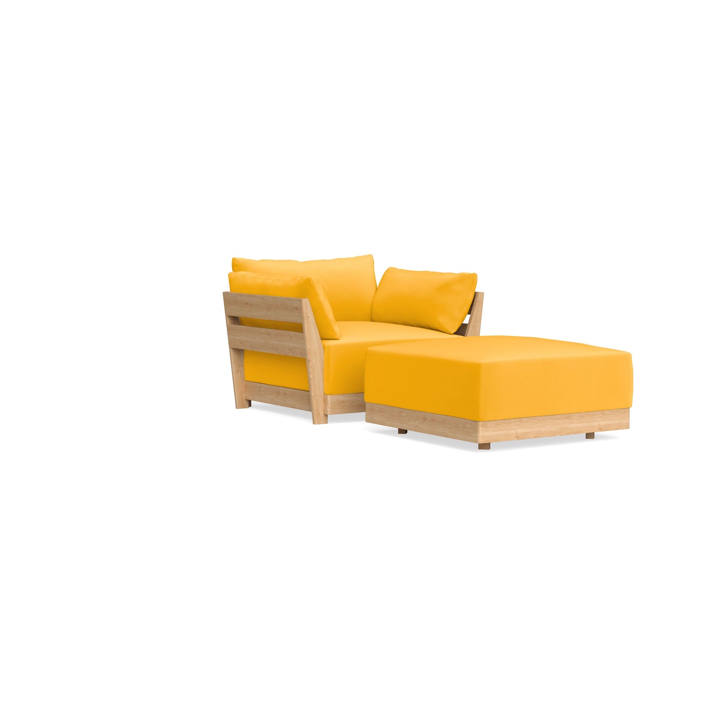 Slipcover Only - Modular Bondi Armchair + Ottoman in Marigold