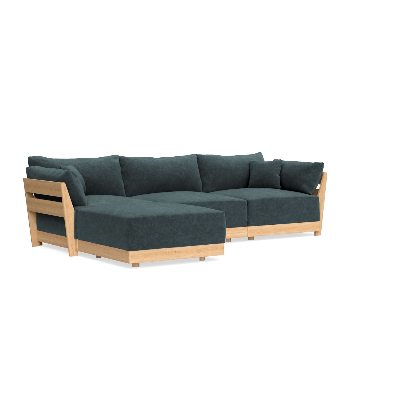 Slipcover Only - Modular Bondi 3-Seater Sectional in Nightfall