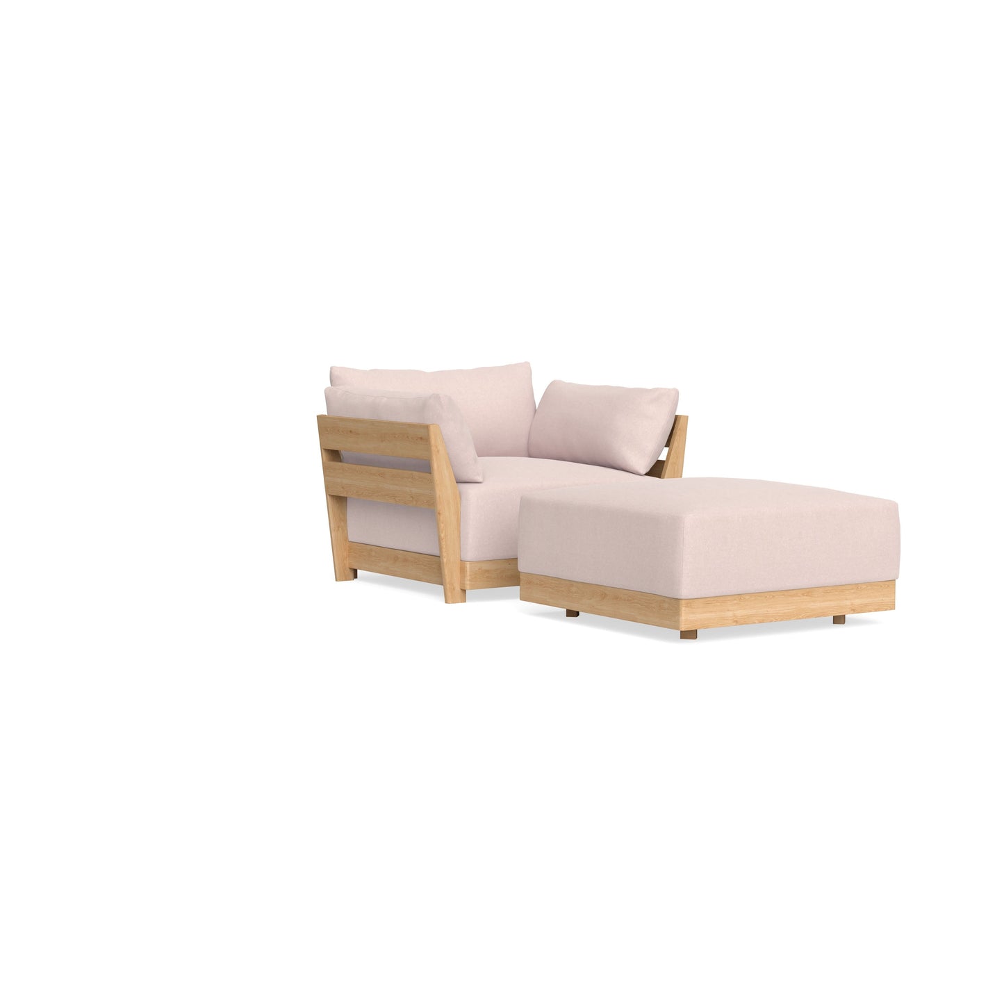 Slipcover Only - Modular Bondi Armchair + Ottoman in Peony