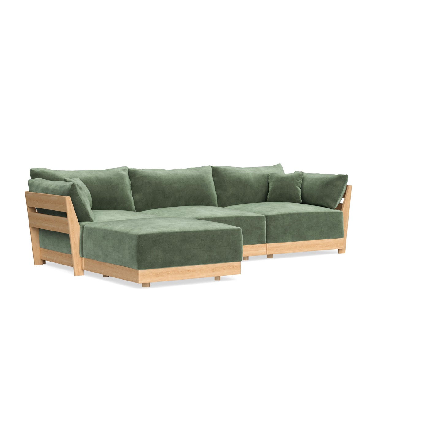 Slipcover Only - Modular Bondi 3-Seater Sectional in Rosemary