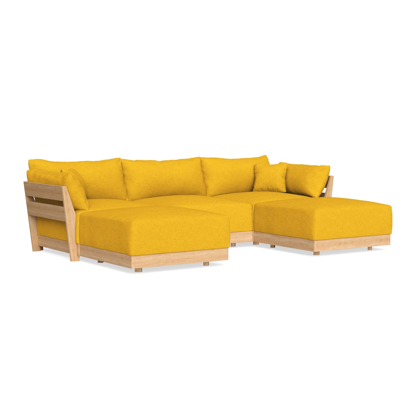 Slipcover Only - Modular Bondi 3-Seater U-Sectional in Sunflower