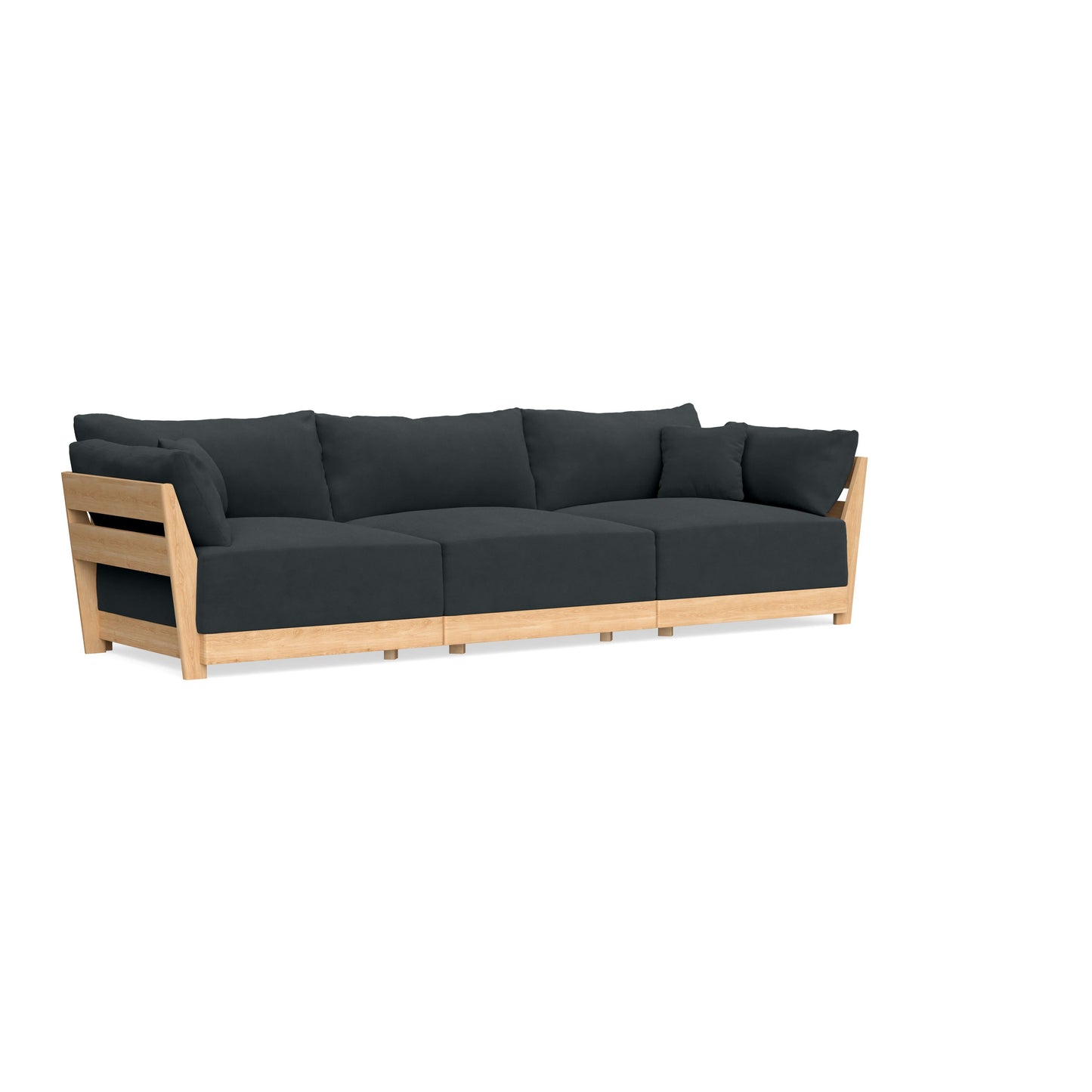 Slipcover Only - Modular Bondi 3-Seater Sofa in Obsidian