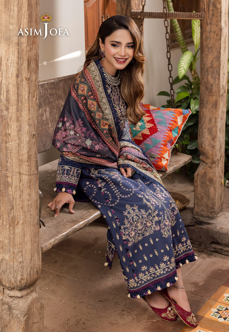 AJRW-31 EMBROIDERED PREMIUM WINTER COTTON 3 PCS