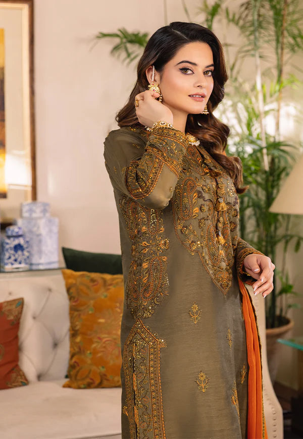 AJSM-33 EMBROIDERED PAPER COTTON 3 PCS