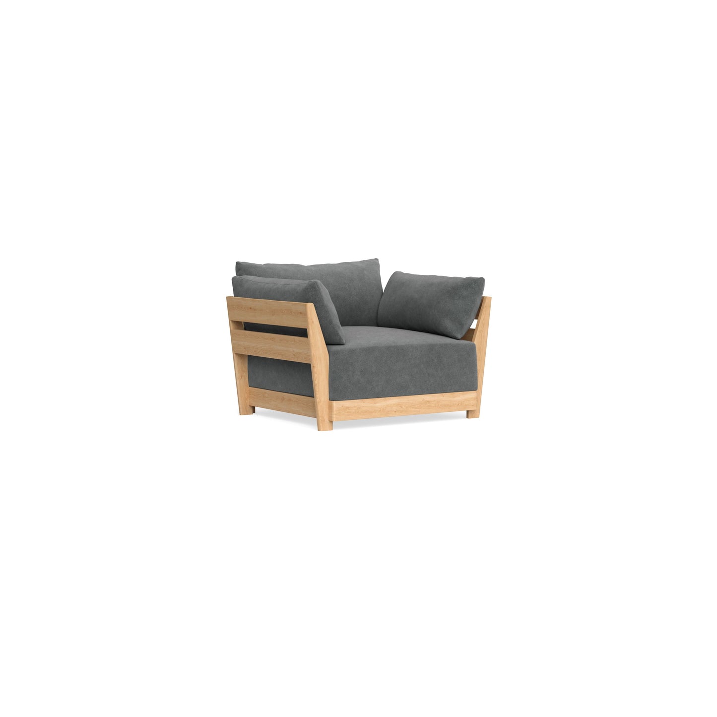 Slipcover Only - Modular Bondi Armchair in Chimney Gray