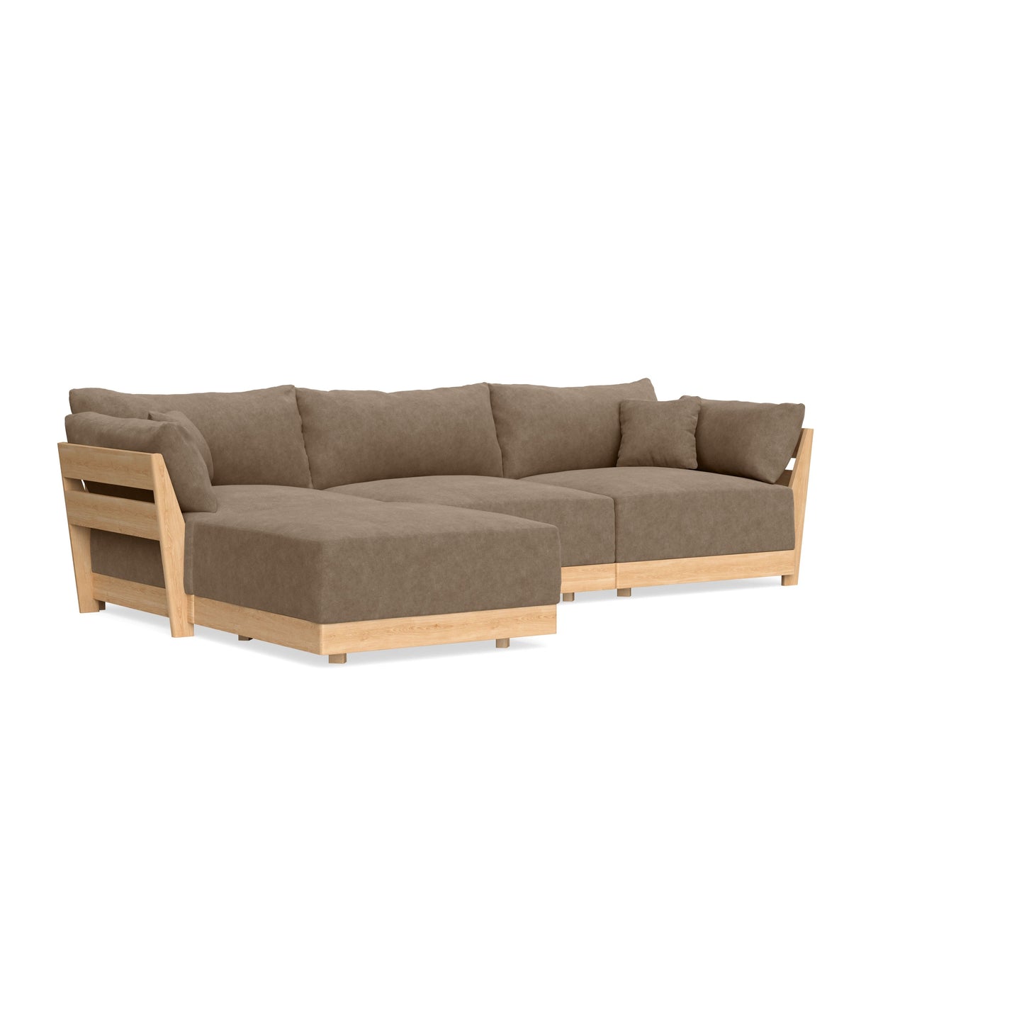 Slipcover Only - Modular Bondi 3-Seater Sectional in Coffee
