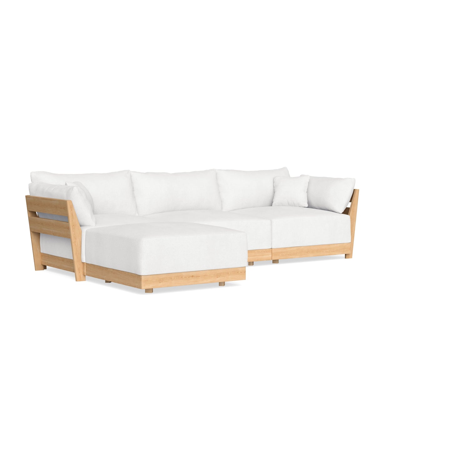Slipcover Only - Modular Bondi 3-Seater Sectional in Snow