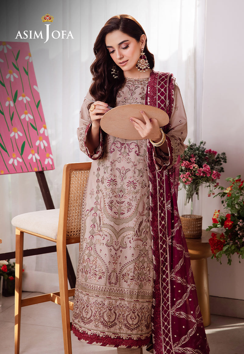 AJUR-10 EMBROIDERED LAWN 3 PCS