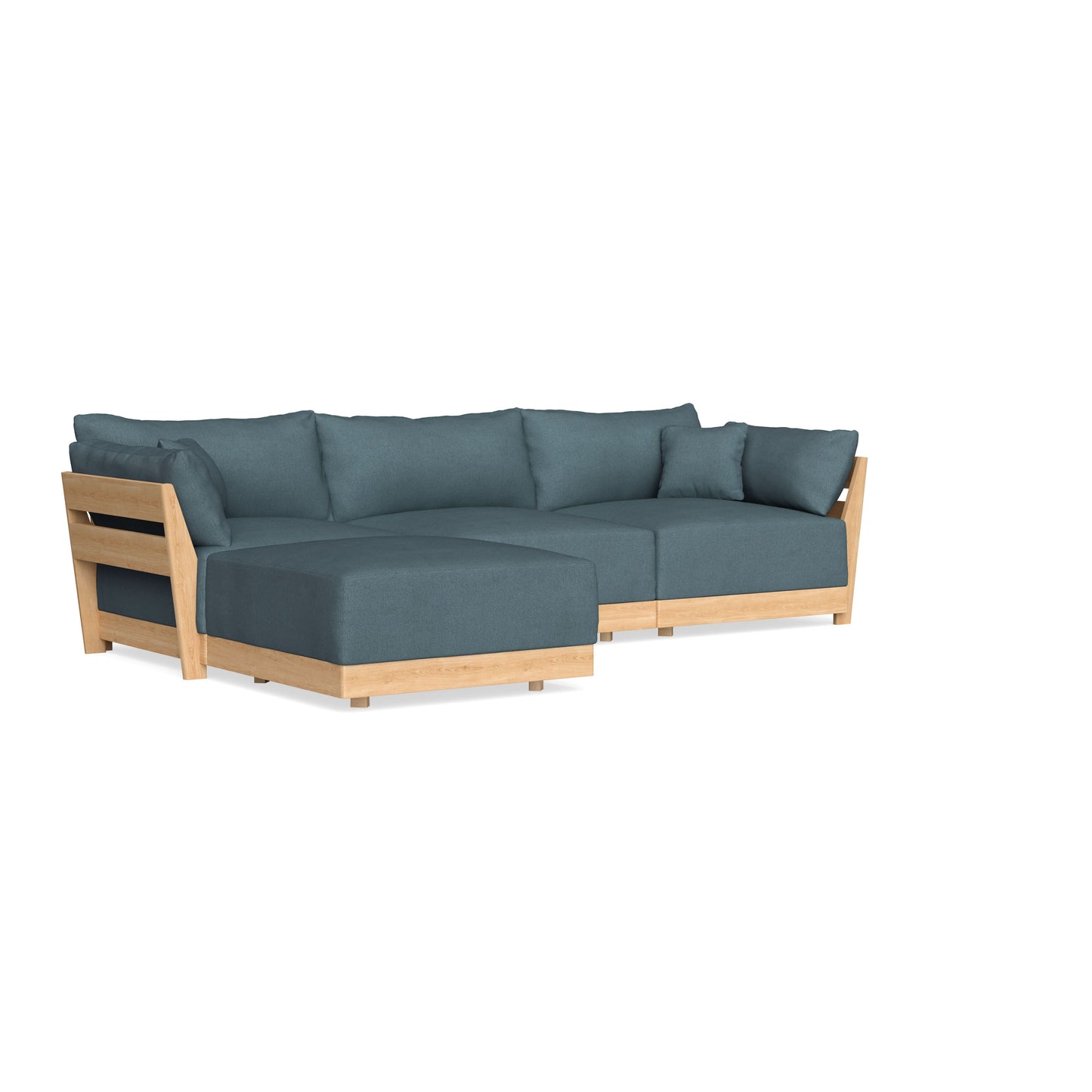 Slipcover Only - Modular Bondi 3-Seater Sectional in Slate Blue