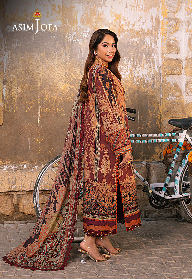 AJARP-24 EMBROIDERED LAWN 3 PCS