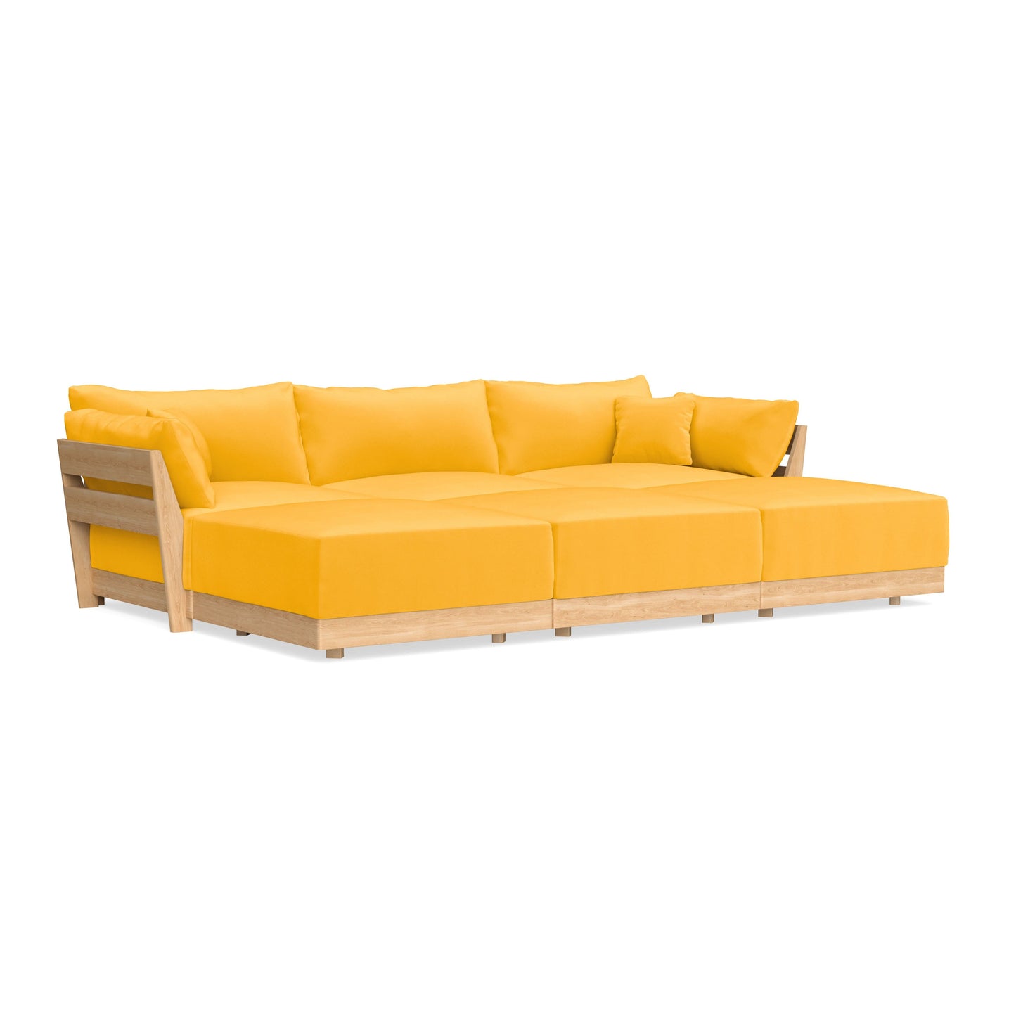 Slipcover Only - Modular Bondi 3-Seater Daybed Sofa Sectional in Marigold