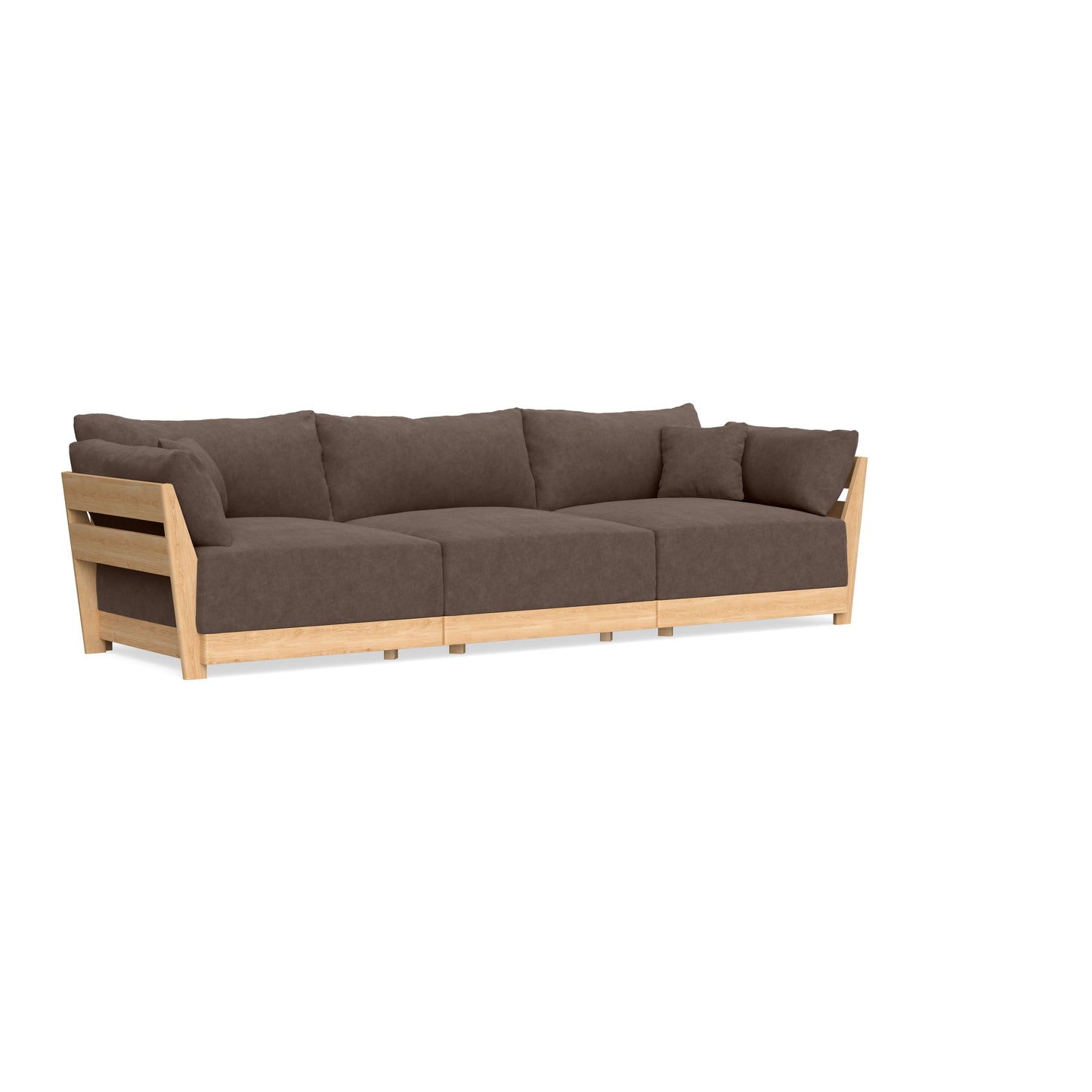 Slipcover Only - Modular Bondi 3-Seater Sofa in Chocolate