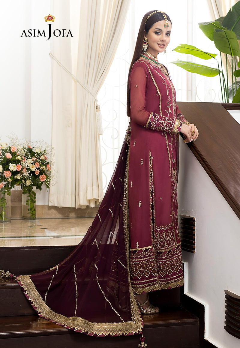 AJJM-24 EMBROIDERED CHIFFON 3 PCS