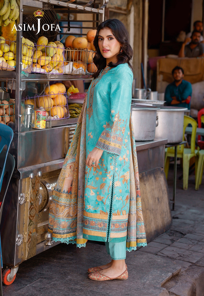 AJPL-02 PRINTED ARABIC LAWN 3 PCS