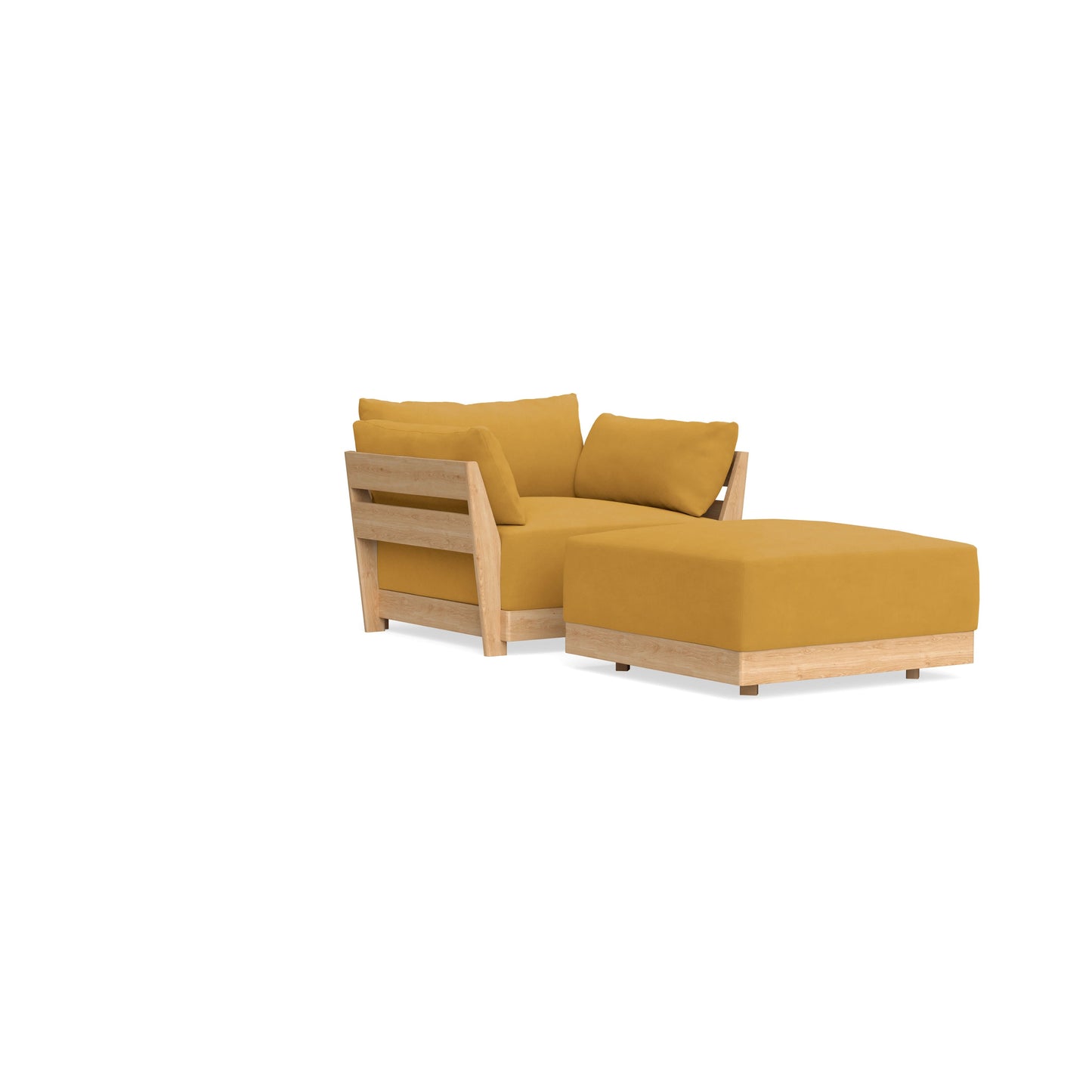 Slipcover Only - Modular Bondi Armchair + Ottoman in Honey