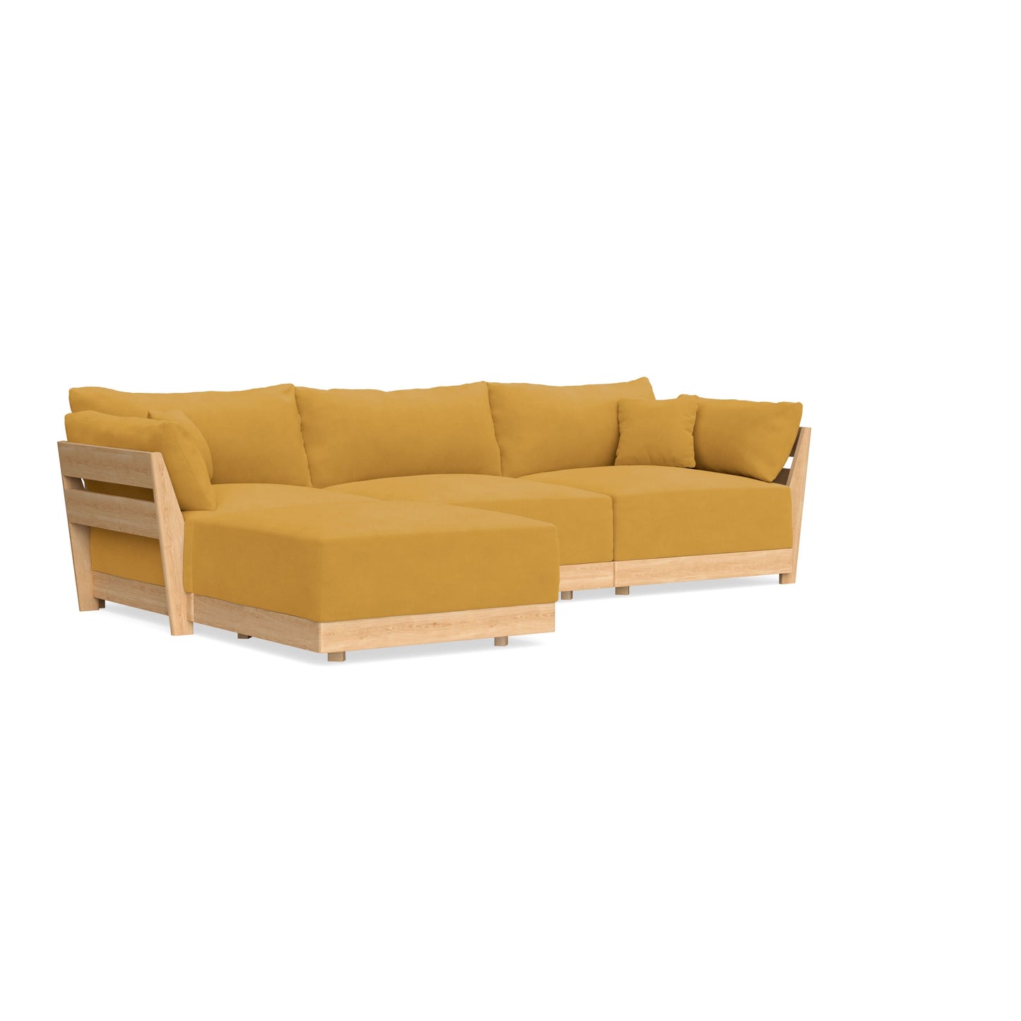 Slipcover Only - Modular Bondi 3-Seater Sectional in Honey