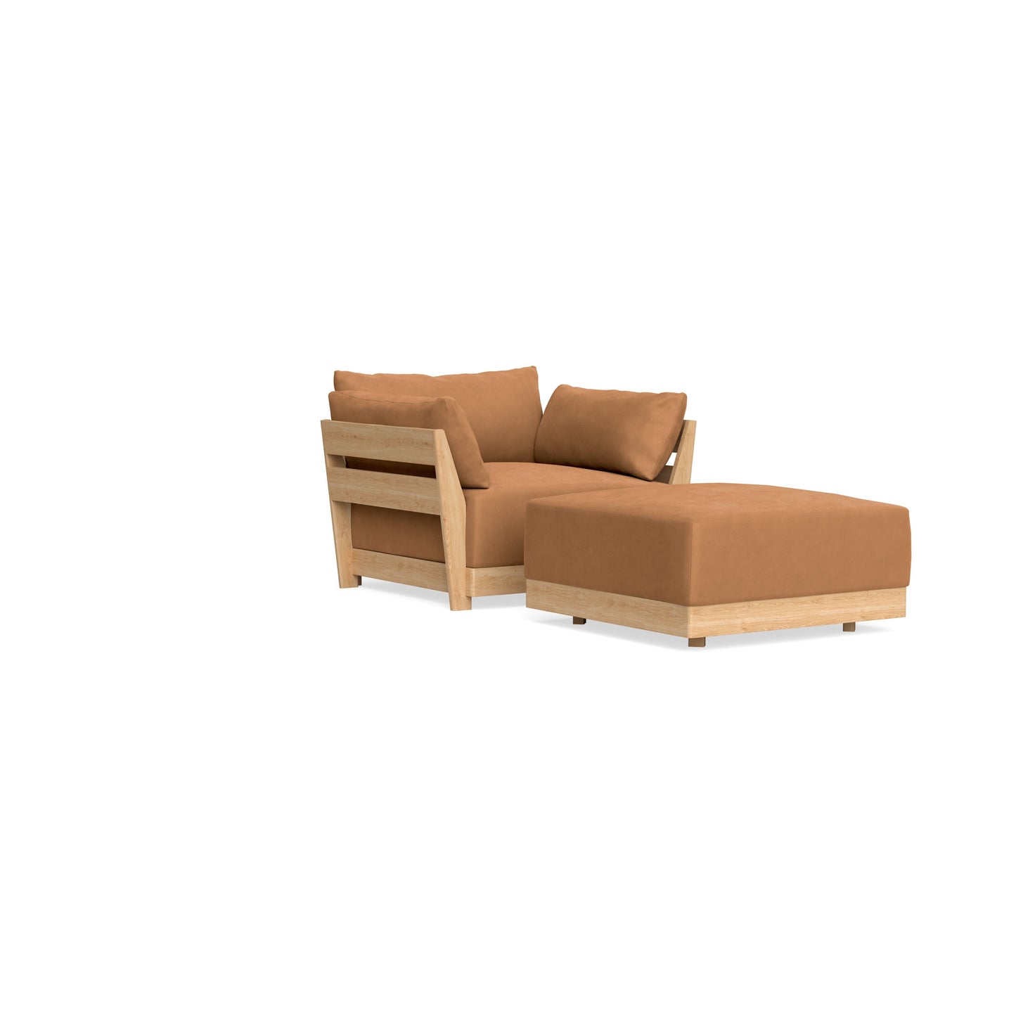 Slipcover Only - Modular Bondi Armchair + Ottoman in Cheddar