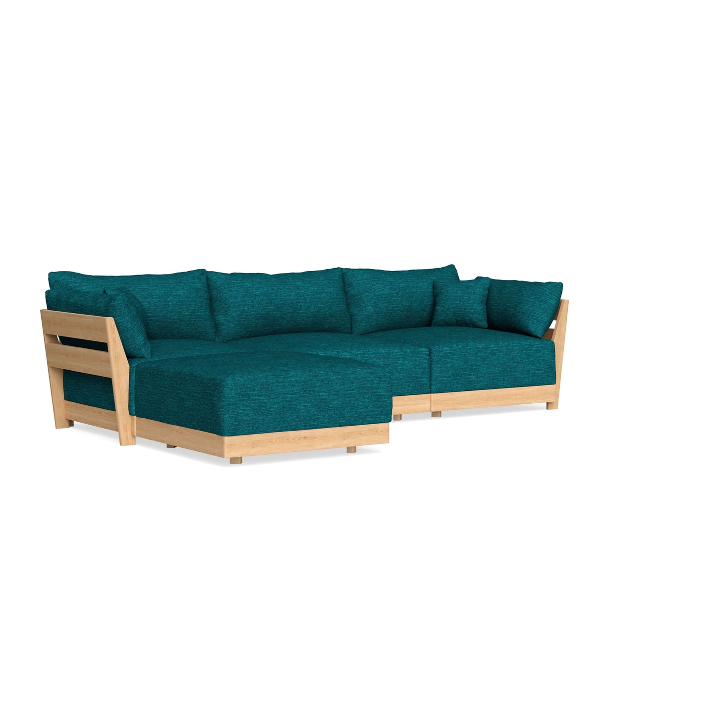 Slipcover Only - Modular Bondi 3-Seater Sectional in Marine Teal