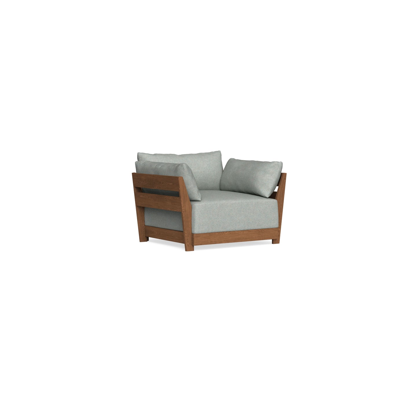 Modular Bondi Espresso Armchair in Spa | Classic Blend