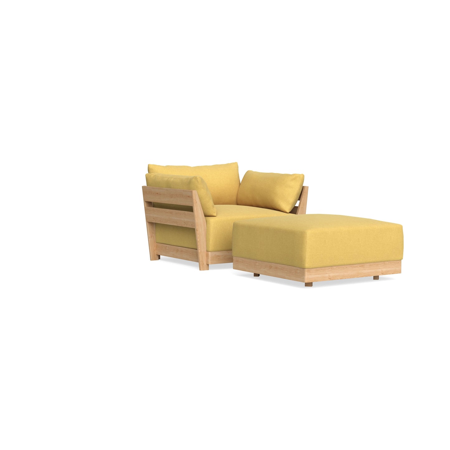 Slipcover Only - Modular Bondi Armchair + Ottoman in Goldenrod