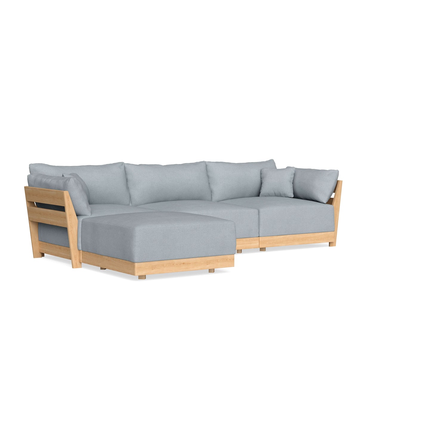 Slipcover Only - Modular Bondi 3-Seater Sectional in Ash
