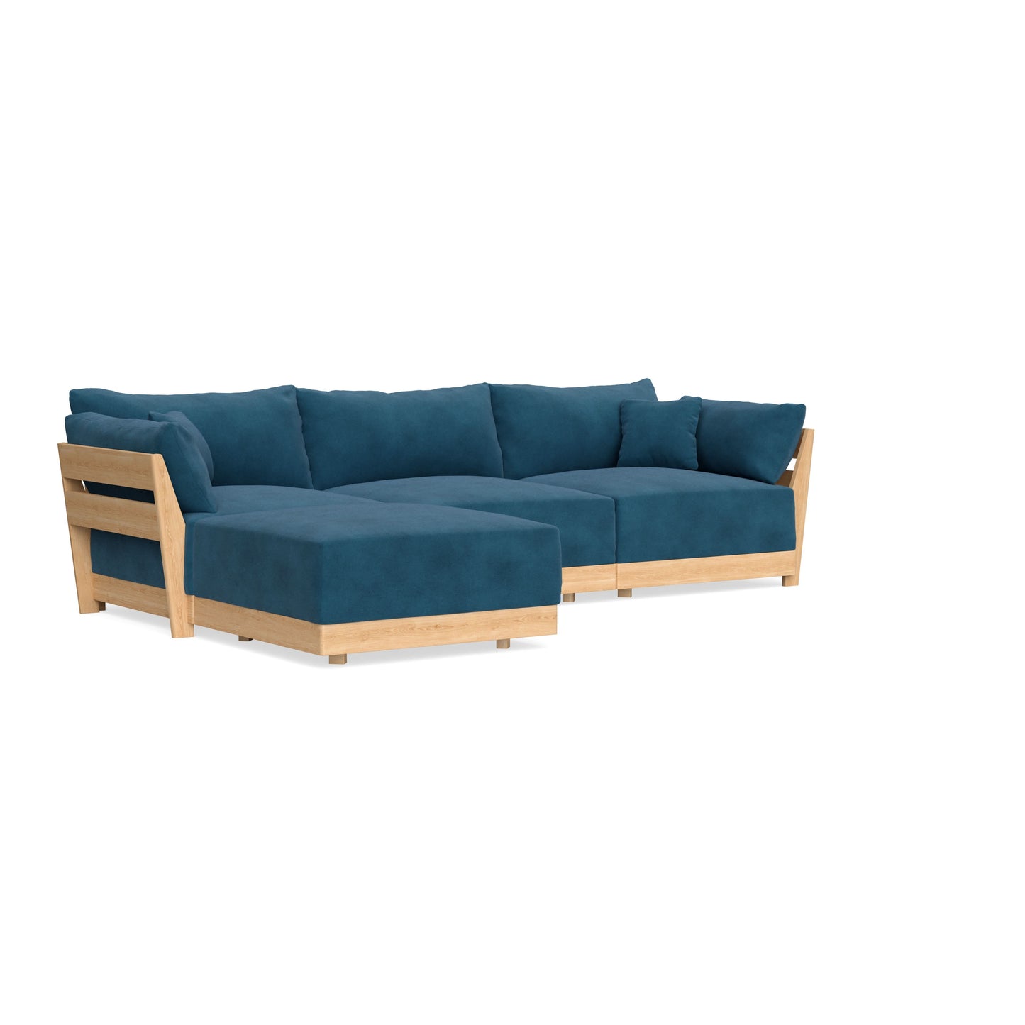 Slipcover Only - Modular Bondi 3-Seater Sectional in Commodore Blue