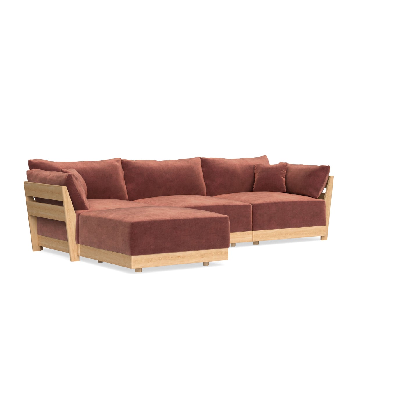 Slipcover Only - Modular Bondi 3-Seater Sectional in Spice