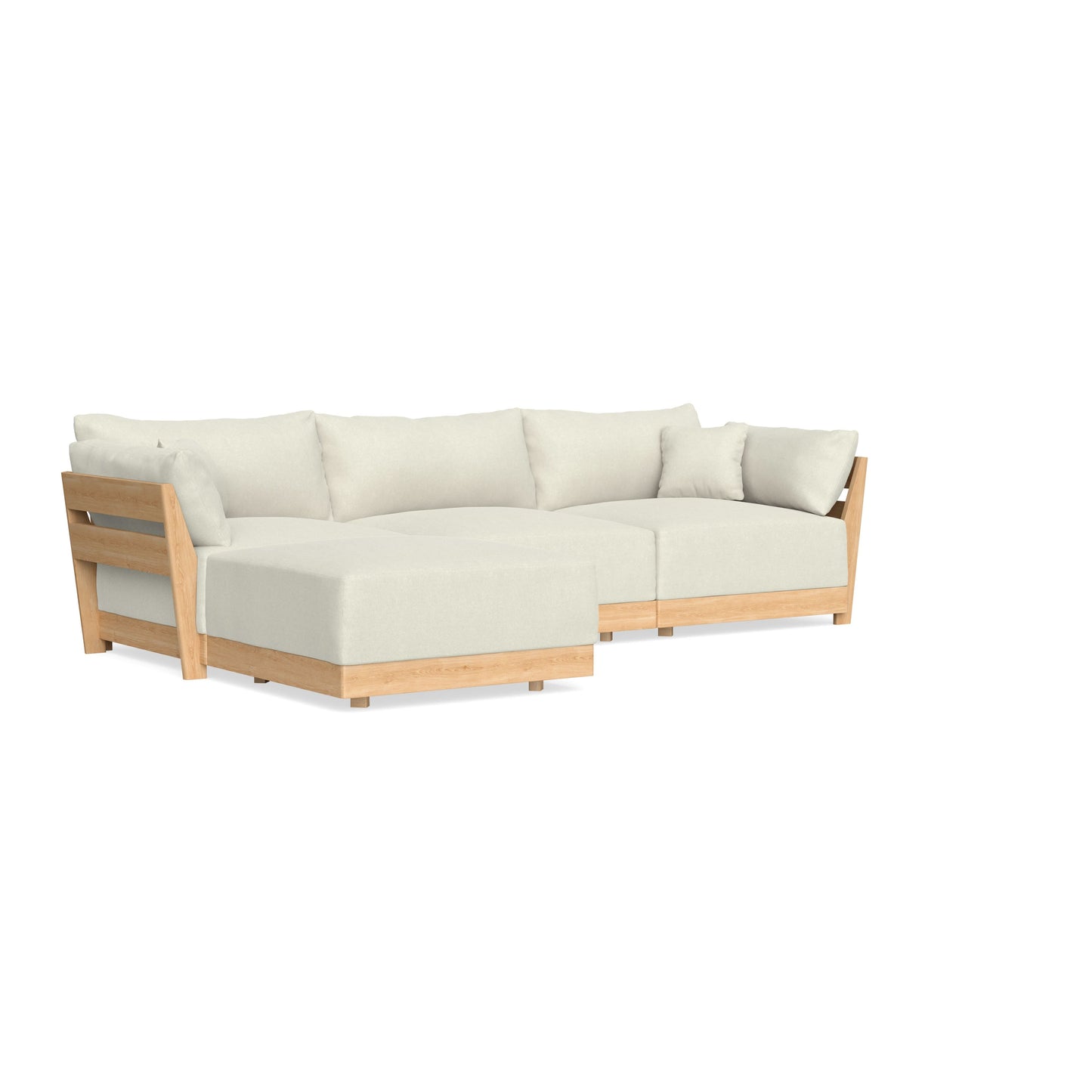 Slipcover Only - Modular Bondi 3-Seater Sectional in Eggshell