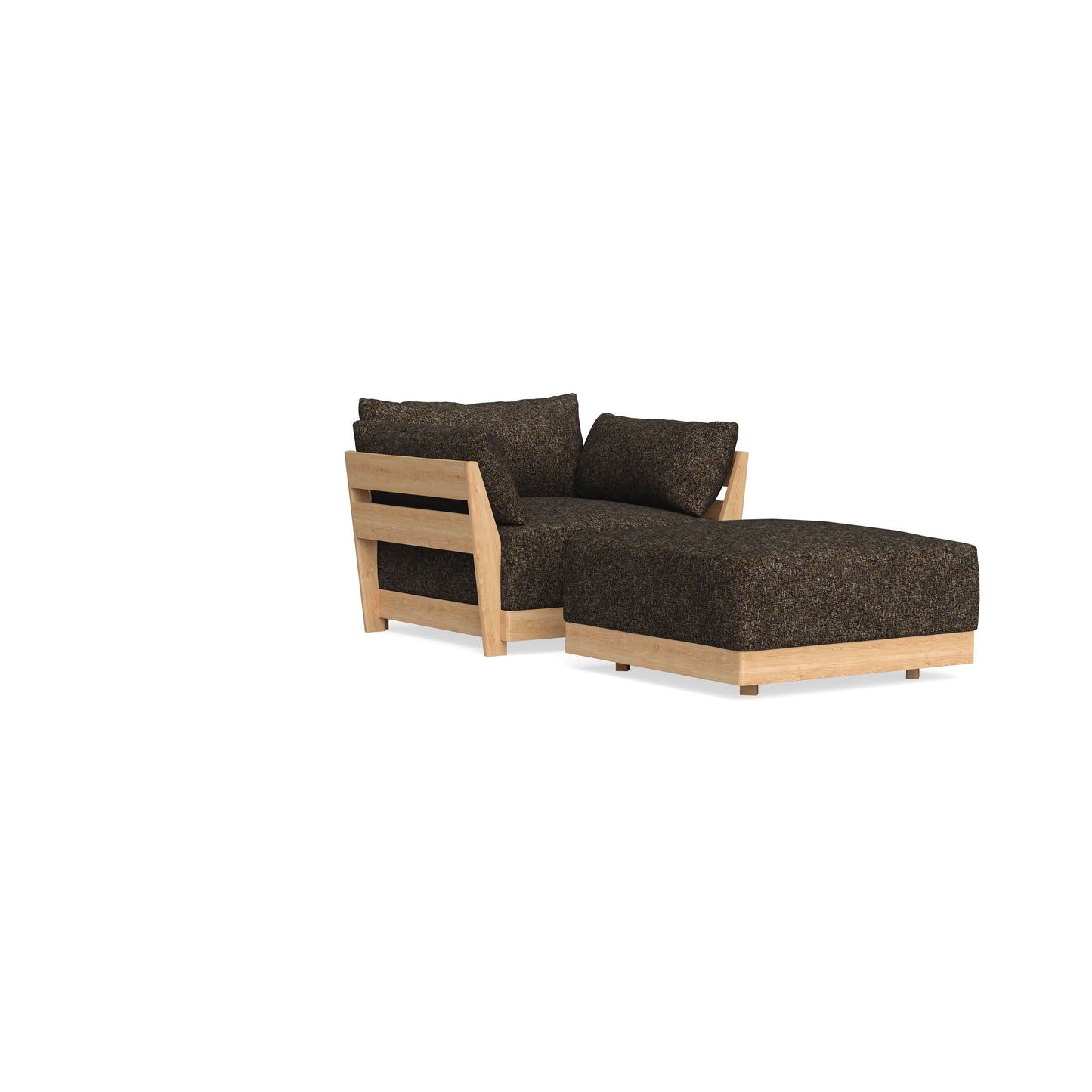 Slipcover Only - Modular Bondi Armchair + Ottoman in Phantom