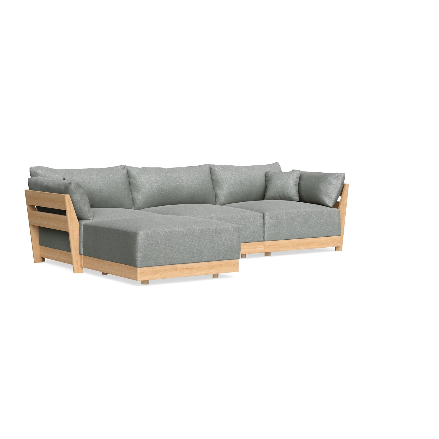 Slipcover Only - Modular Bondi 3-Seater Sectional in Storm Gray