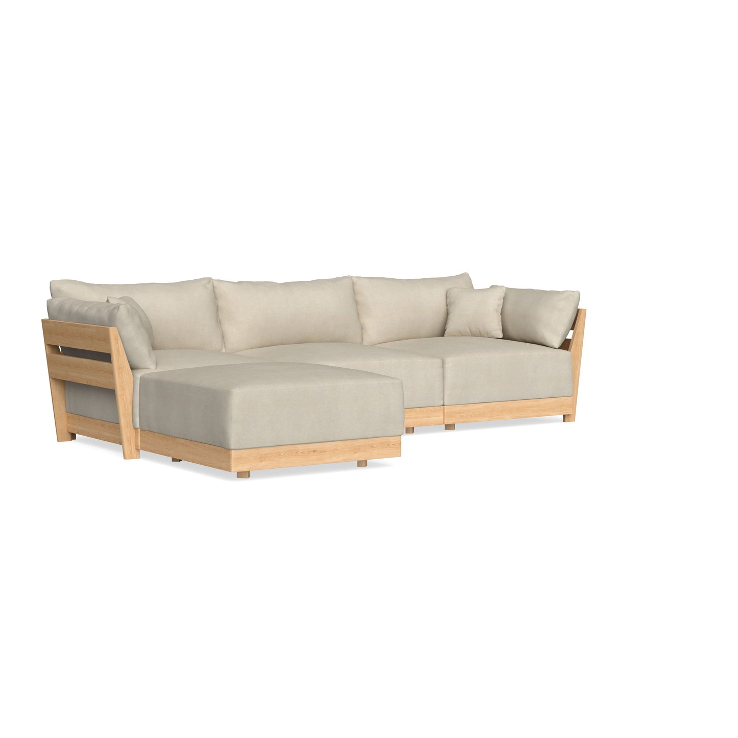 Slipcover Only - Modular Bondi 3-Seater Sectional in Almond