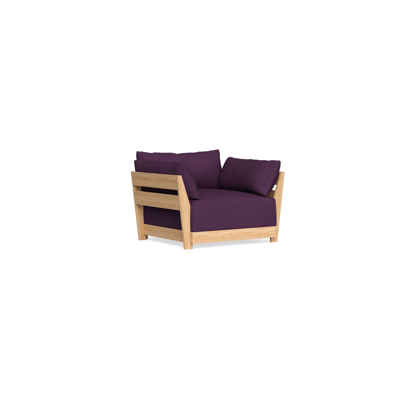 Slipcover Only - Modular Bondi Armchair in Aubergine