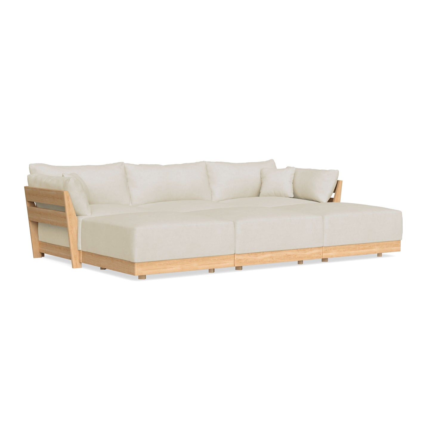 Slipcover Only - Modular Bondi 3-Seater Daybed Sofa Sectional in Mascarpone