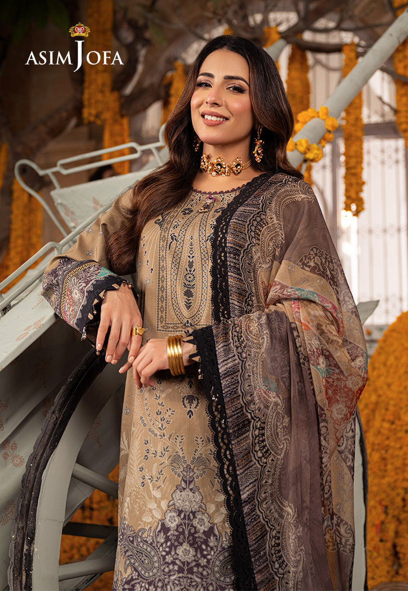 AJARP-16 PRINTED LAWN 3 PCS