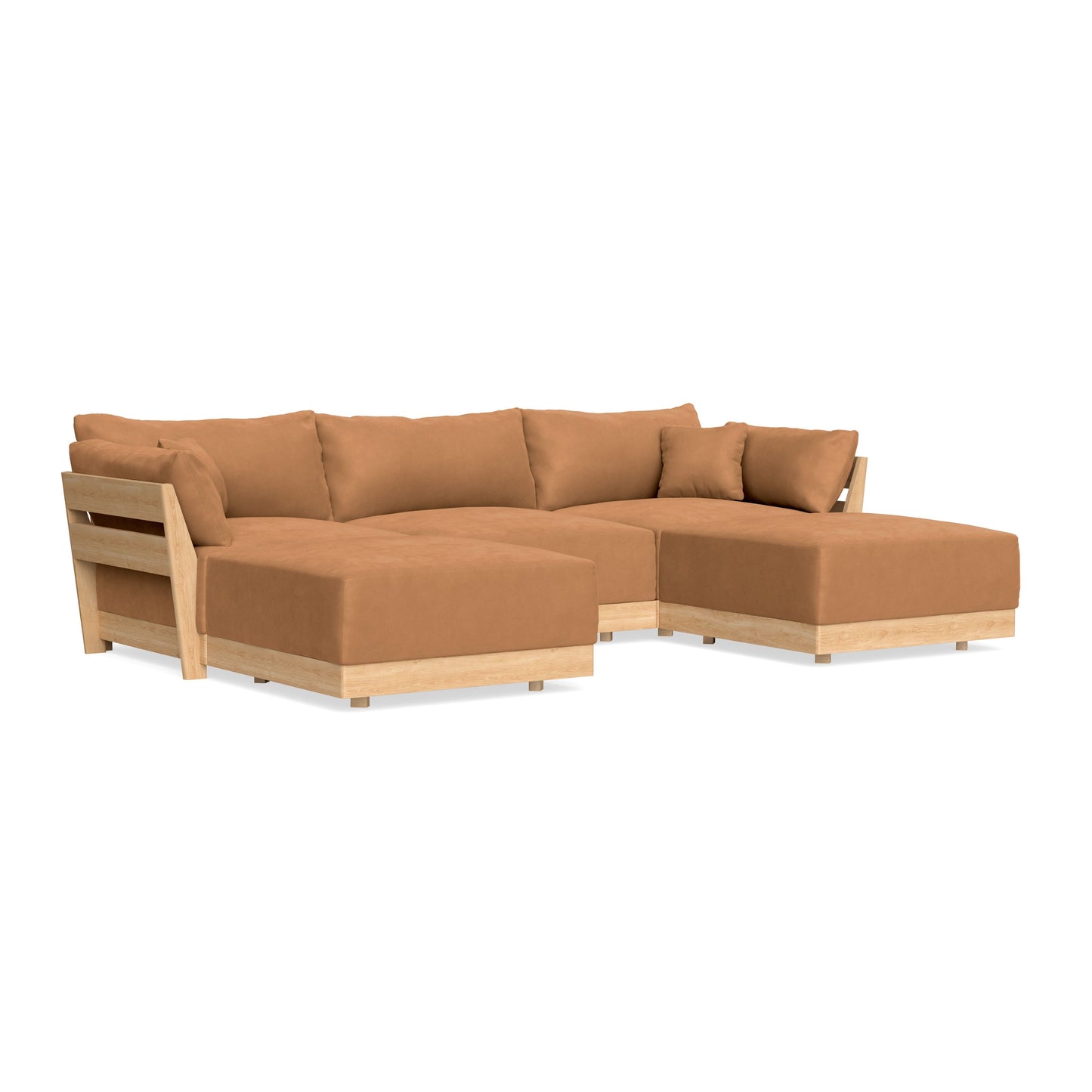 Slipcover Only - Modular Bondi 3-Seater U-Sectional in Cheddar