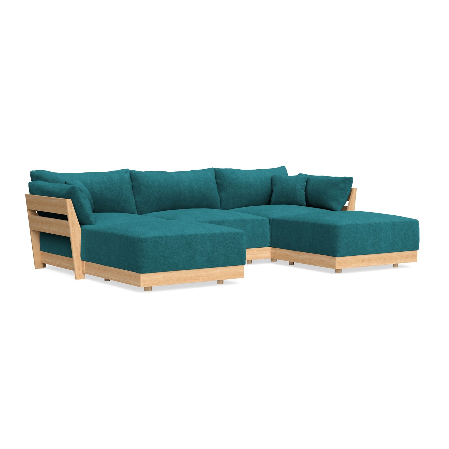 Slipcover Only - Modular Bondi 3-Seater U-Sectional in Ocean