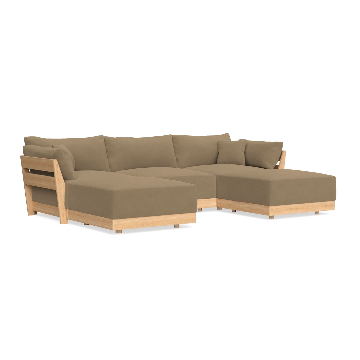 Slipcover Only - Modular Bondi 3-Seater U-Sectional in Macchiato