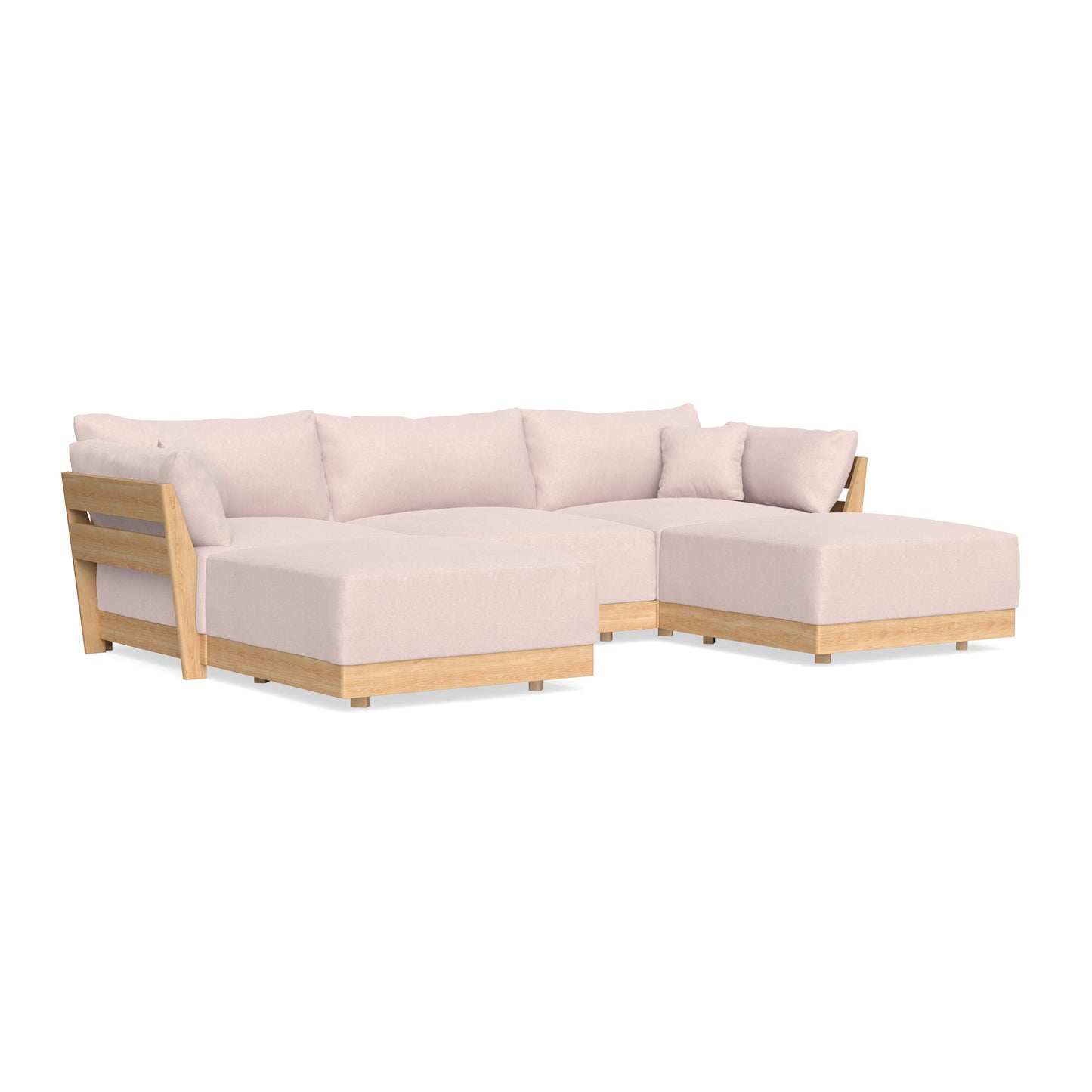 Slipcover Only - Modular Bondi 3-Seater U-Sectional in Peony