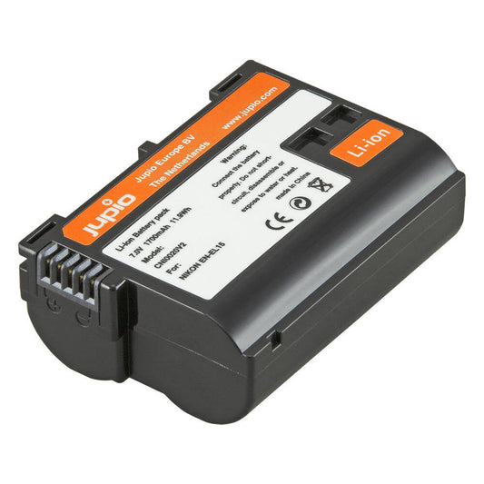 Jupio Li-Ion 7.0V 1700mAh Rechargeable Battery For Nikon EN-EL15 Camera