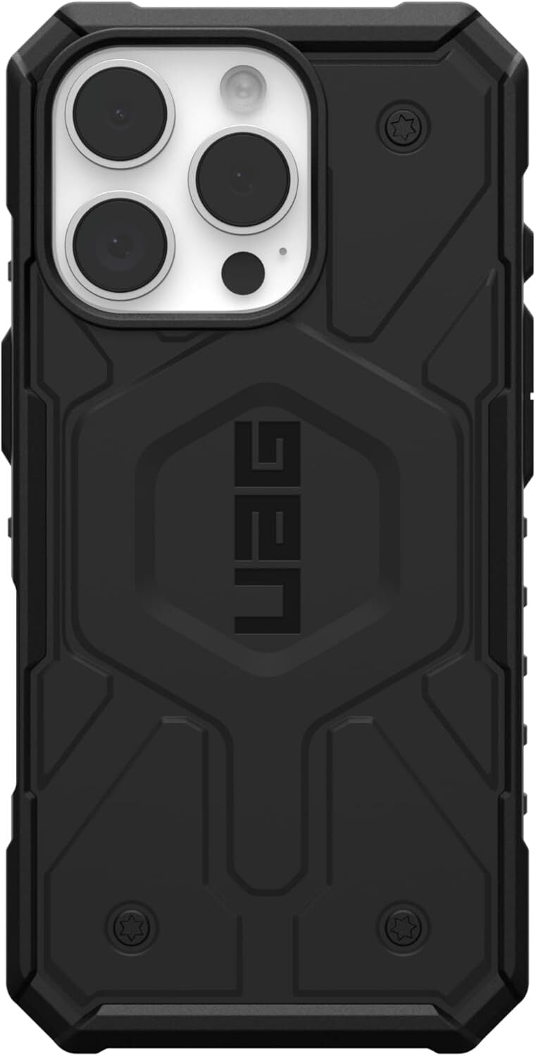 UAG Pathfinder Magsafe Compatible Phone Case for iPhone 16 Pro (Black)