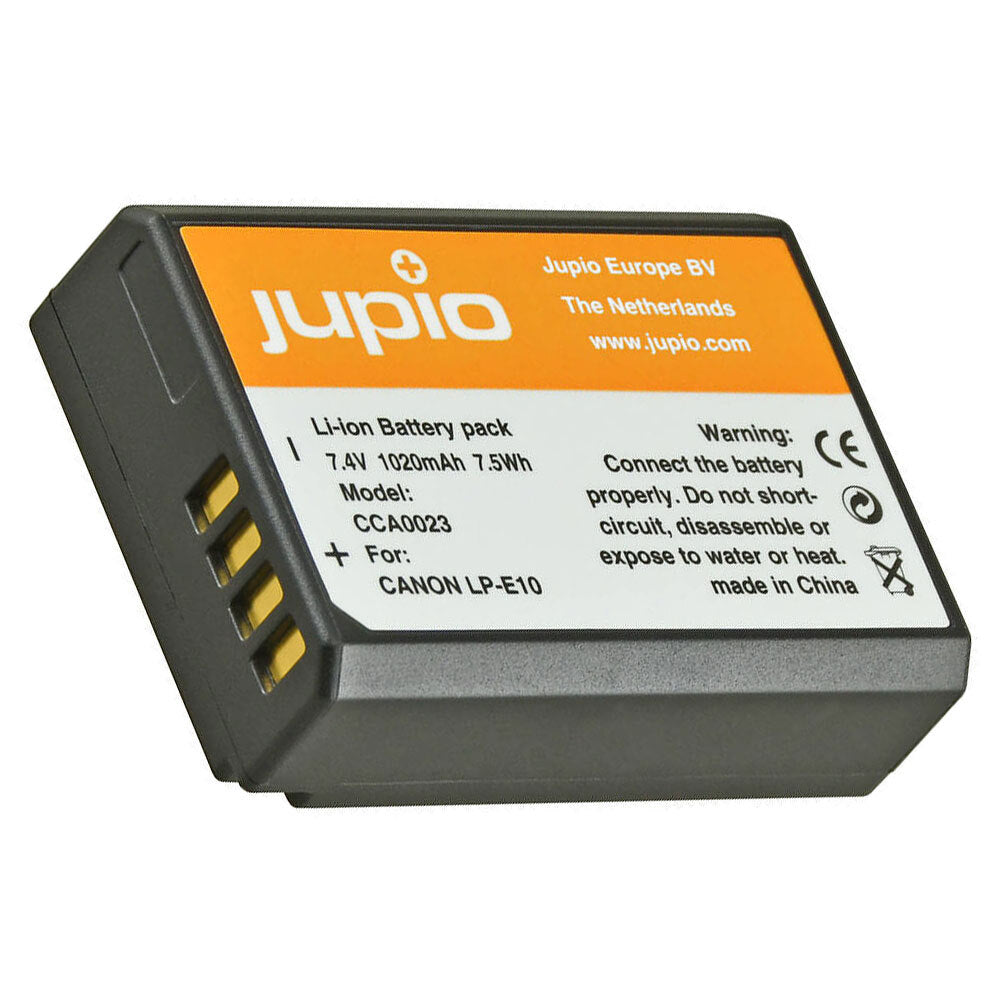 Jupio Li-Ion 7.4V 1020mAh Rechargeable Battery For Canon LP-E10 Camera
