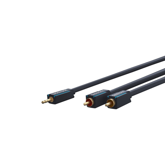 Clicktronic 3.5mm to Stereo RCA (Audio) 1m