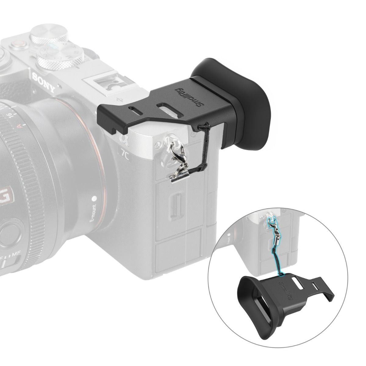 SmallRig Camera Viewfinder Eyecup for Sony Alpha 7C II / Alpha 7CR 4819