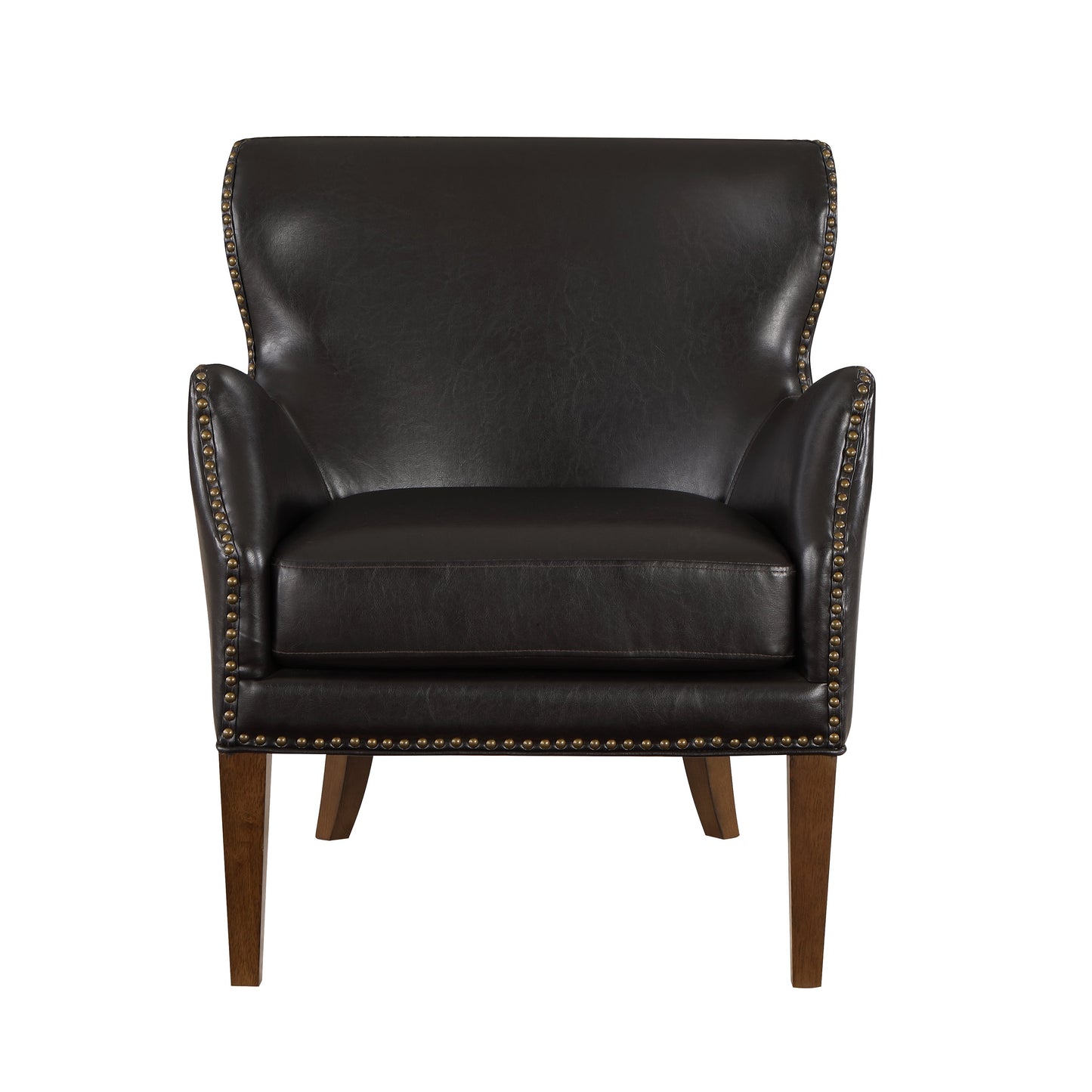Erythrite Upholstered Accent Chair with Nailhead Trim and Removable Cushion